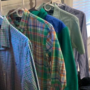 Polo button down shirts